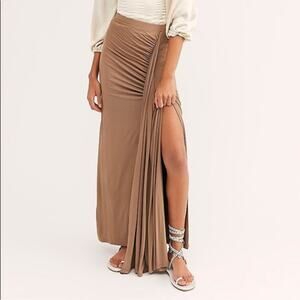 Free People Beach Slit Cabo Maxi Skirt XS